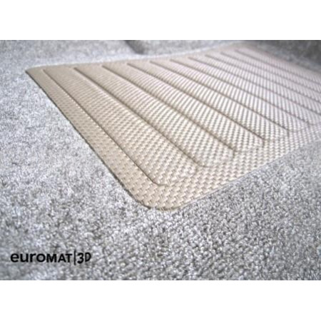 Текстильные 3D коврики Euromat3D Business в салон для Volvo S 60 (2010-2017) № EMC3D-005505T Бежевые