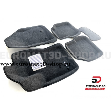 Текстильные 3D коврики Euromat3D Lux в салон для Jeep Compass (2018-) № EM3D-002762G Серые Текстильные 3D коврики Euromat3D Lux в салон для Jeep Compass (2018-) № EM3D-002762G Серые