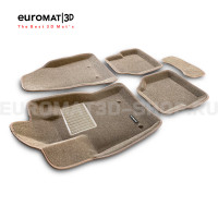 Текстильные 3D коврики Euromat3D Business в салон для Jeep Compass (2018-) № EMC3D-002762T Бежевые Текстильные 3D коврики Euromat3D Business в салон для Jeep Compass (2018-) № EMC3D-002762T Бежевые