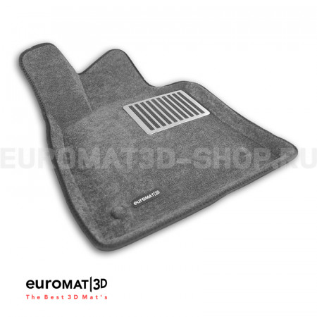 Текстильные 3D коврики Euromat3D Lux в салон для ZEEKR 001 (2021-) № EM3D-005720G Серые Текстильные 3D коврики Euromat3D Lux в салон для ZEEKR 001 (2021-) № EM3D-005720G Серые